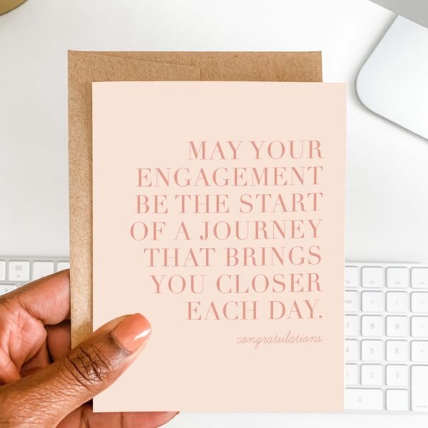 Engagement Congratulations Greeting Card