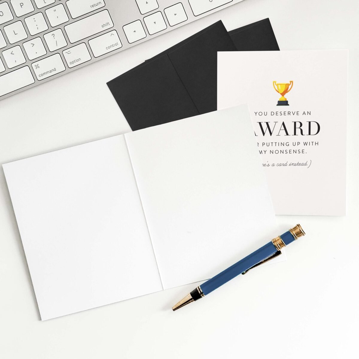 Deserve an Award Greeting Card - Image 3