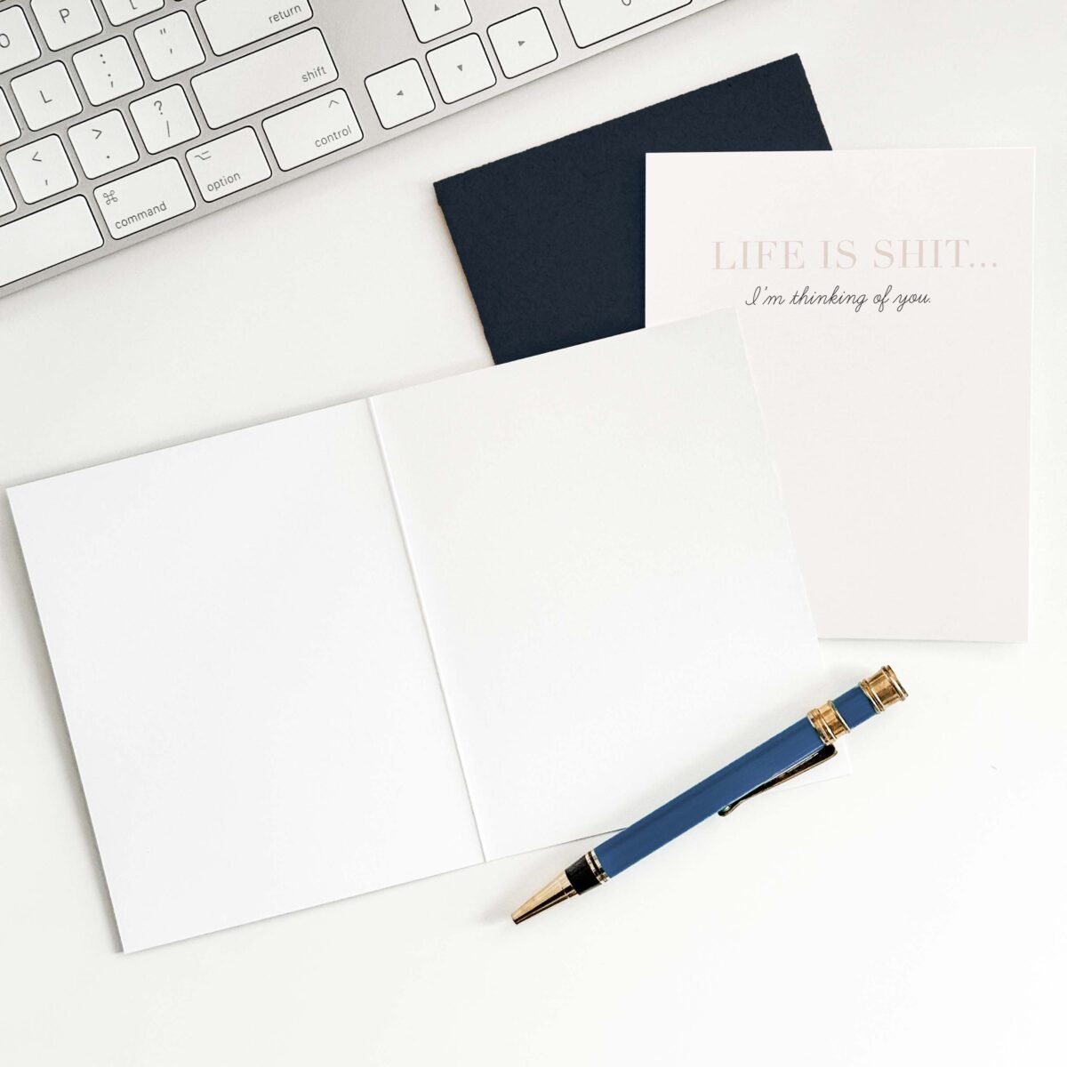 Life Is Shit Greeting Card - Image 3