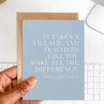 It Takes a Village Greeting Card