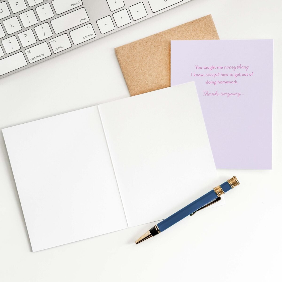 Taught Me Everything Greeting Card - Image 3