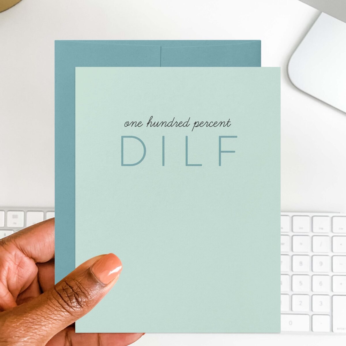 100% DILF Greeting Card - Image 2