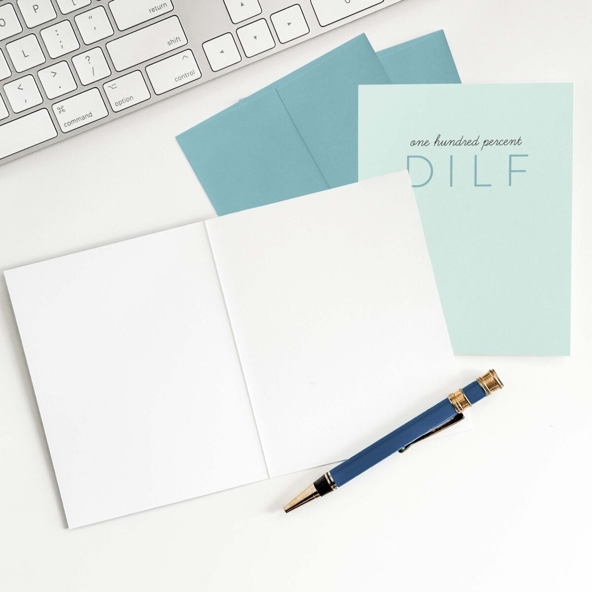 100% DILF Greeting Card - Image 3