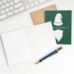 Minimalist Santa Greeting Card - Image 2