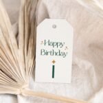 Green Sparkle Birthday Tags - Image 2