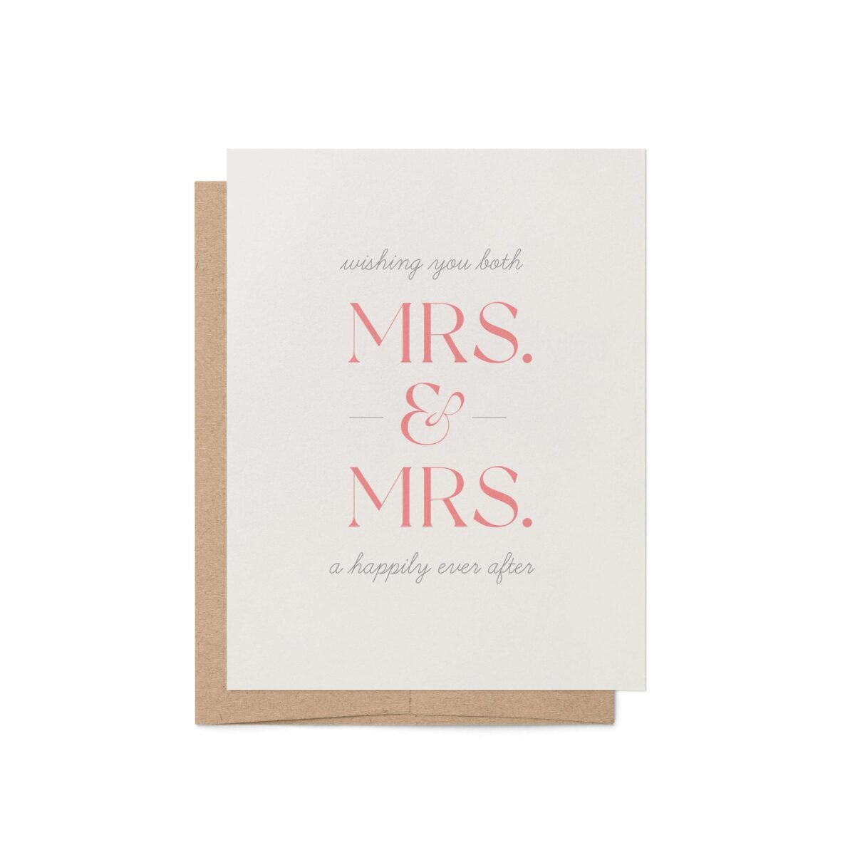 Mrs. + Mrs. Greeting Card - Image 4