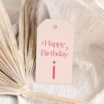 Pink Sparkle Birthday Tags - Image 2