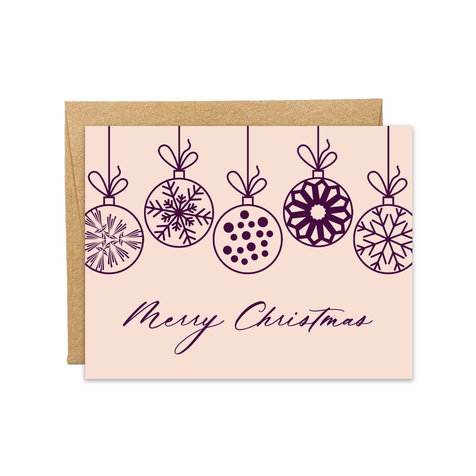 Christmas Ornaments Greeting Card