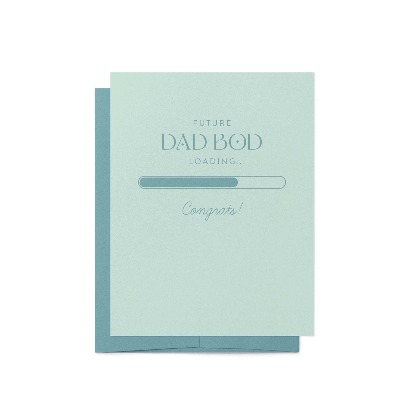 Future Dad Bod Loading Greeting Card