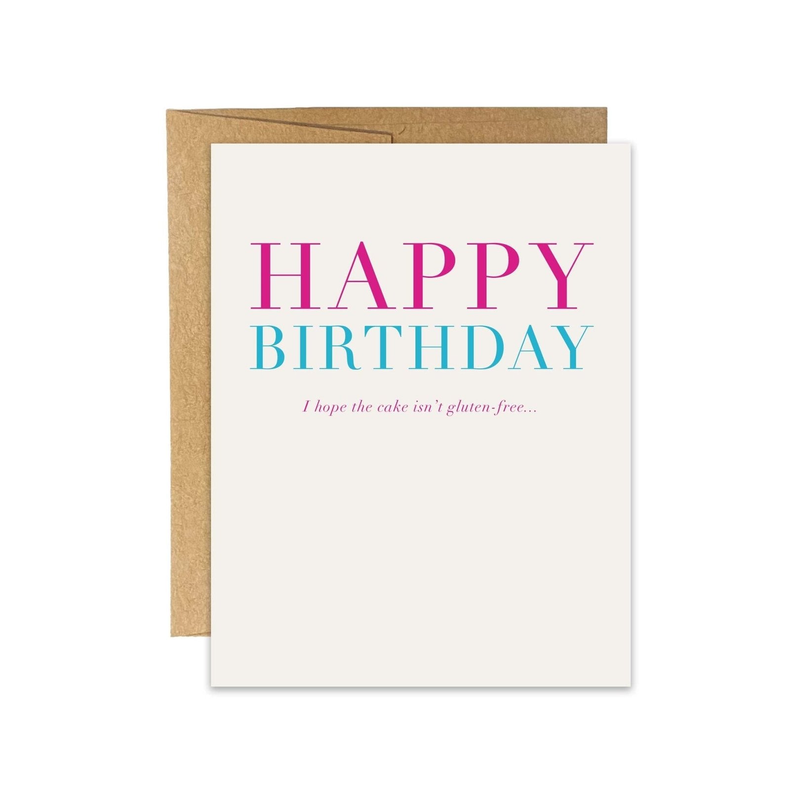 Gluten-Free Birthday Greeting Card