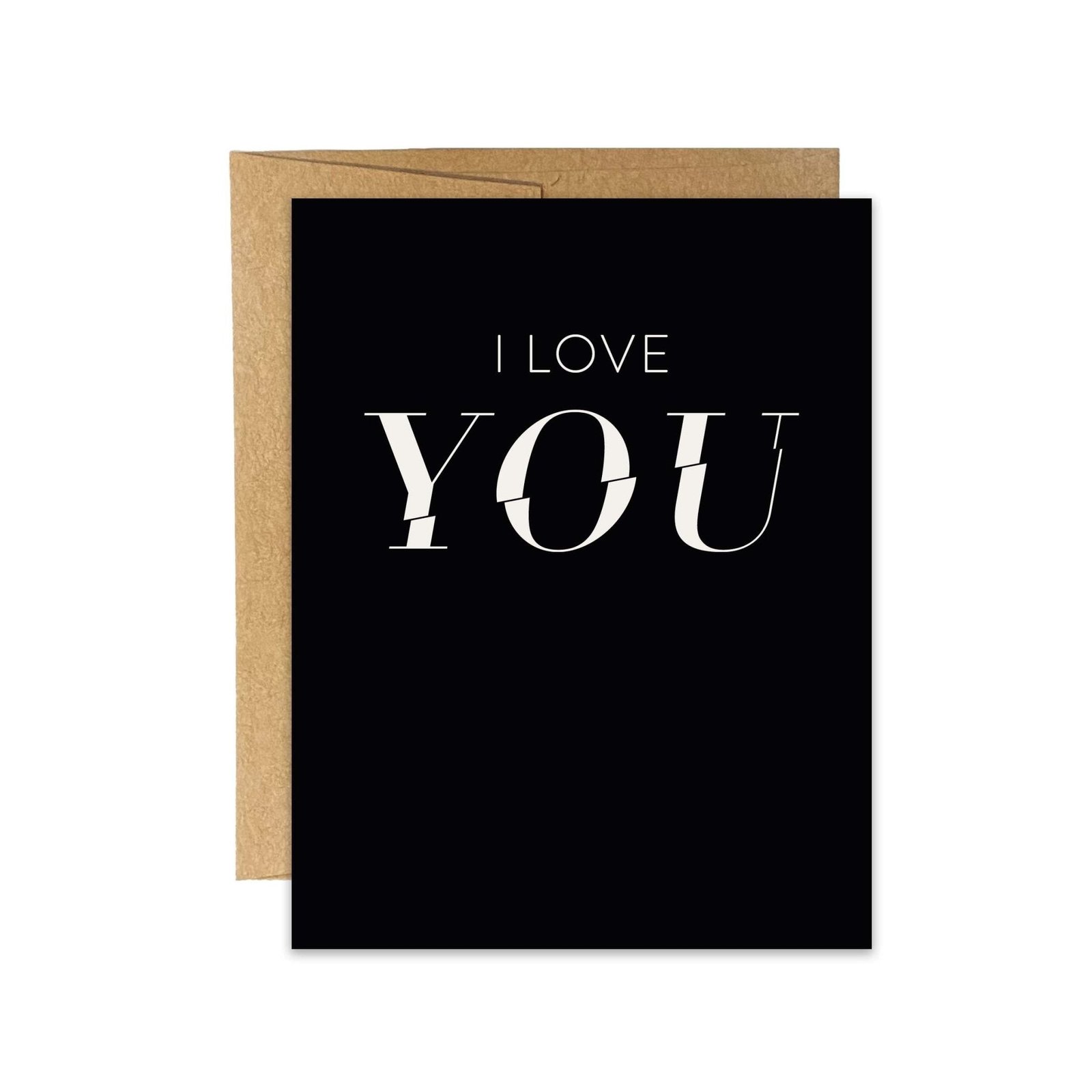 I Love YOU Greeting Card