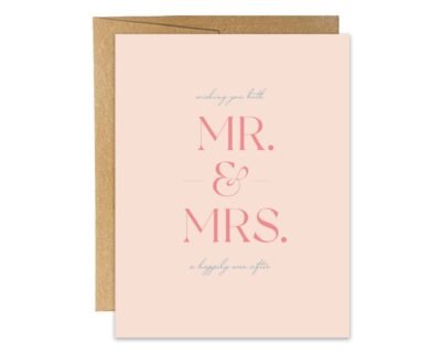 mr mrs card 482601