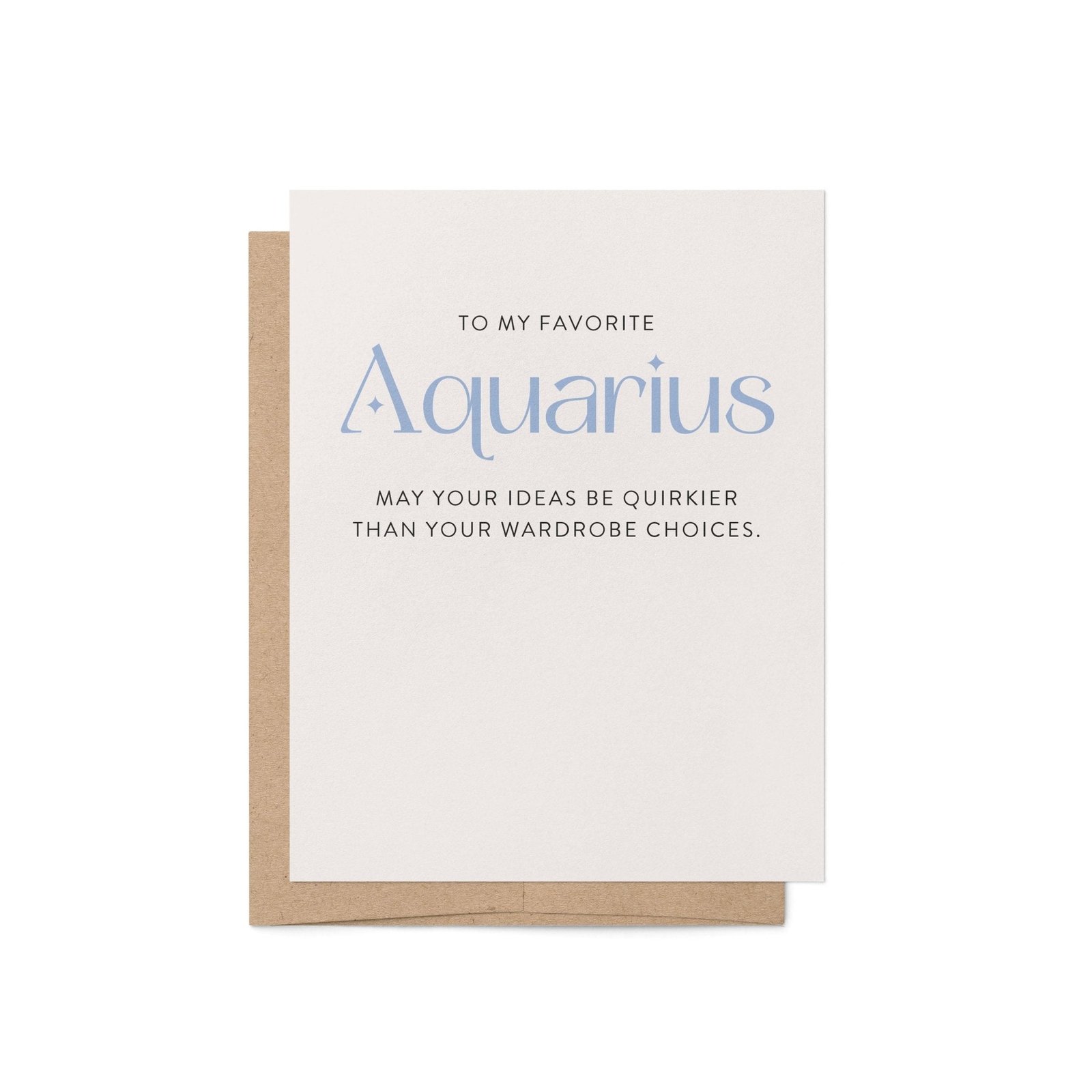 My Favorite Aquarius Greeting Card