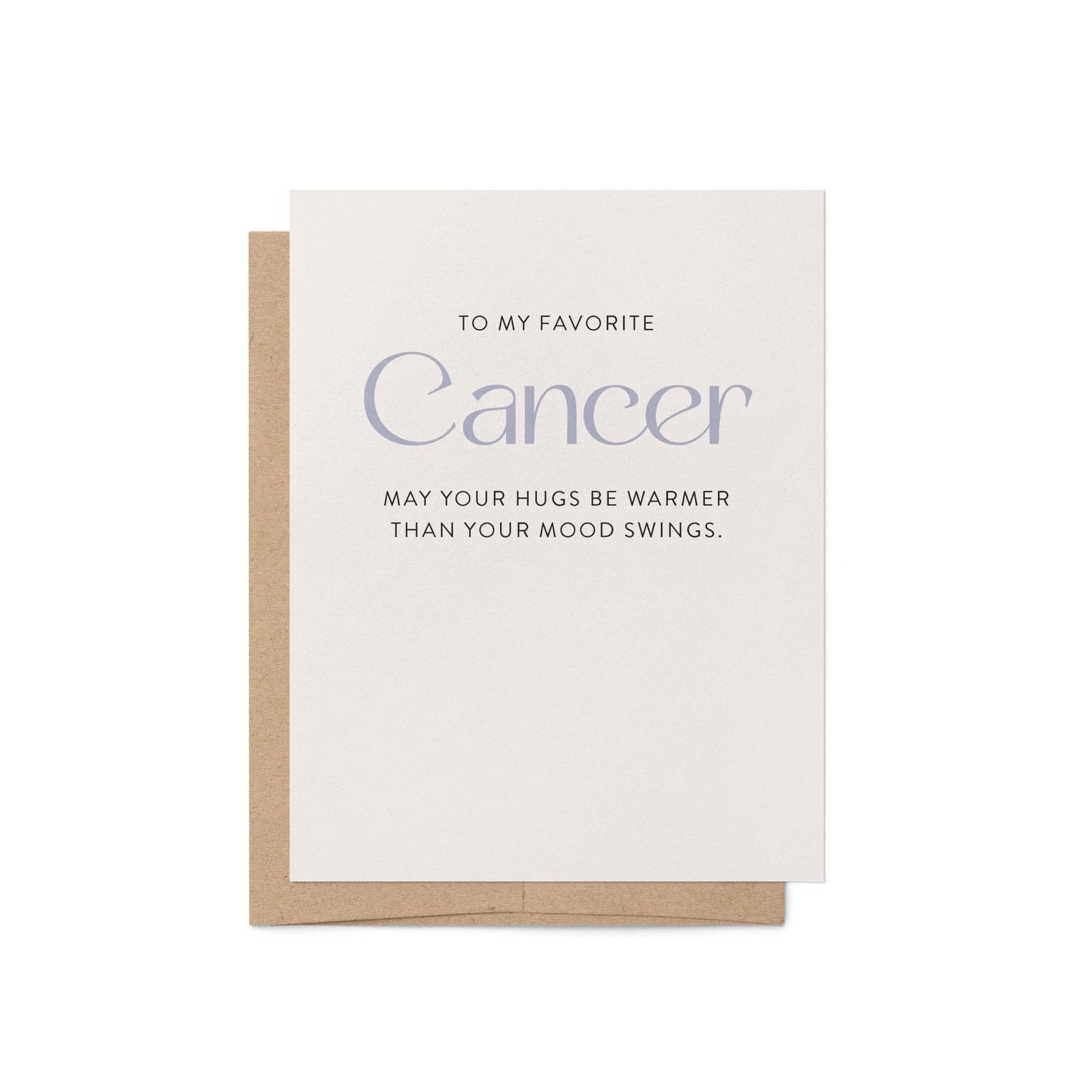 My Favorite Cancer Greeting Card