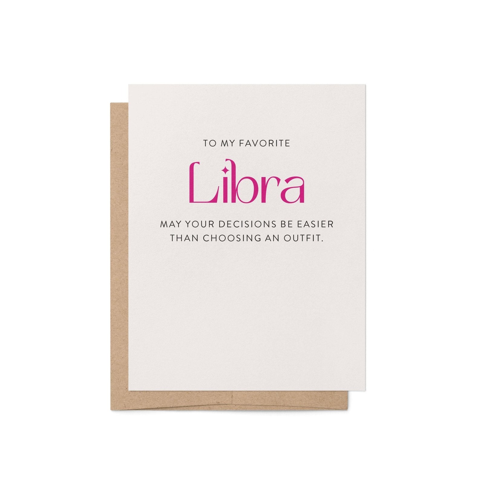 My Favorite Libra Greeting Card