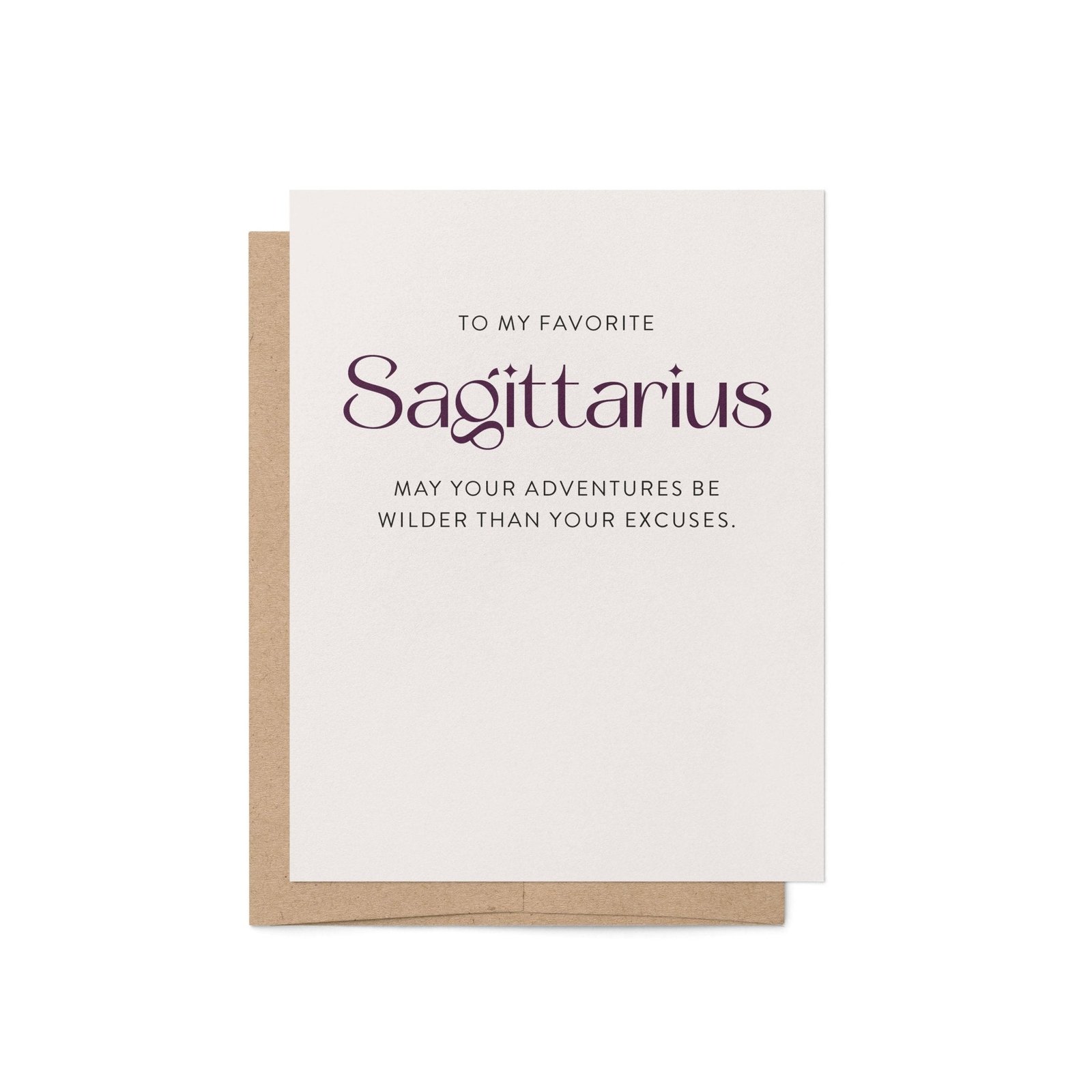 My Favorite Sagittarius Greeting Card