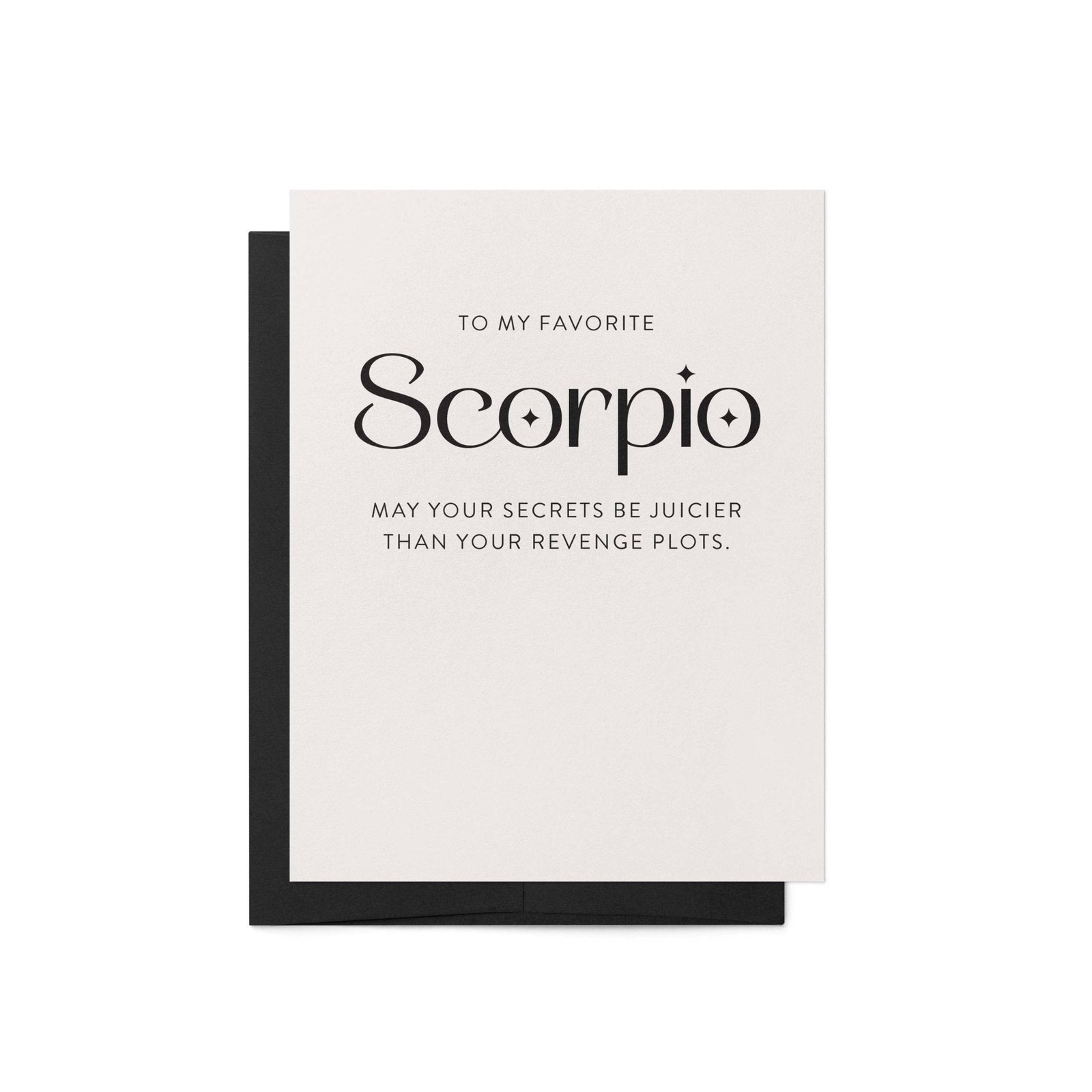 My Favorite Scorpio Greeting Card