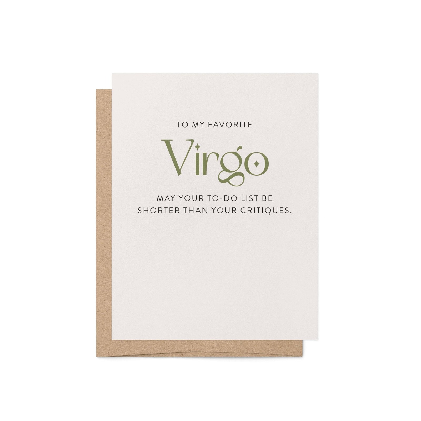 My Favorite Virgo Greeting Card