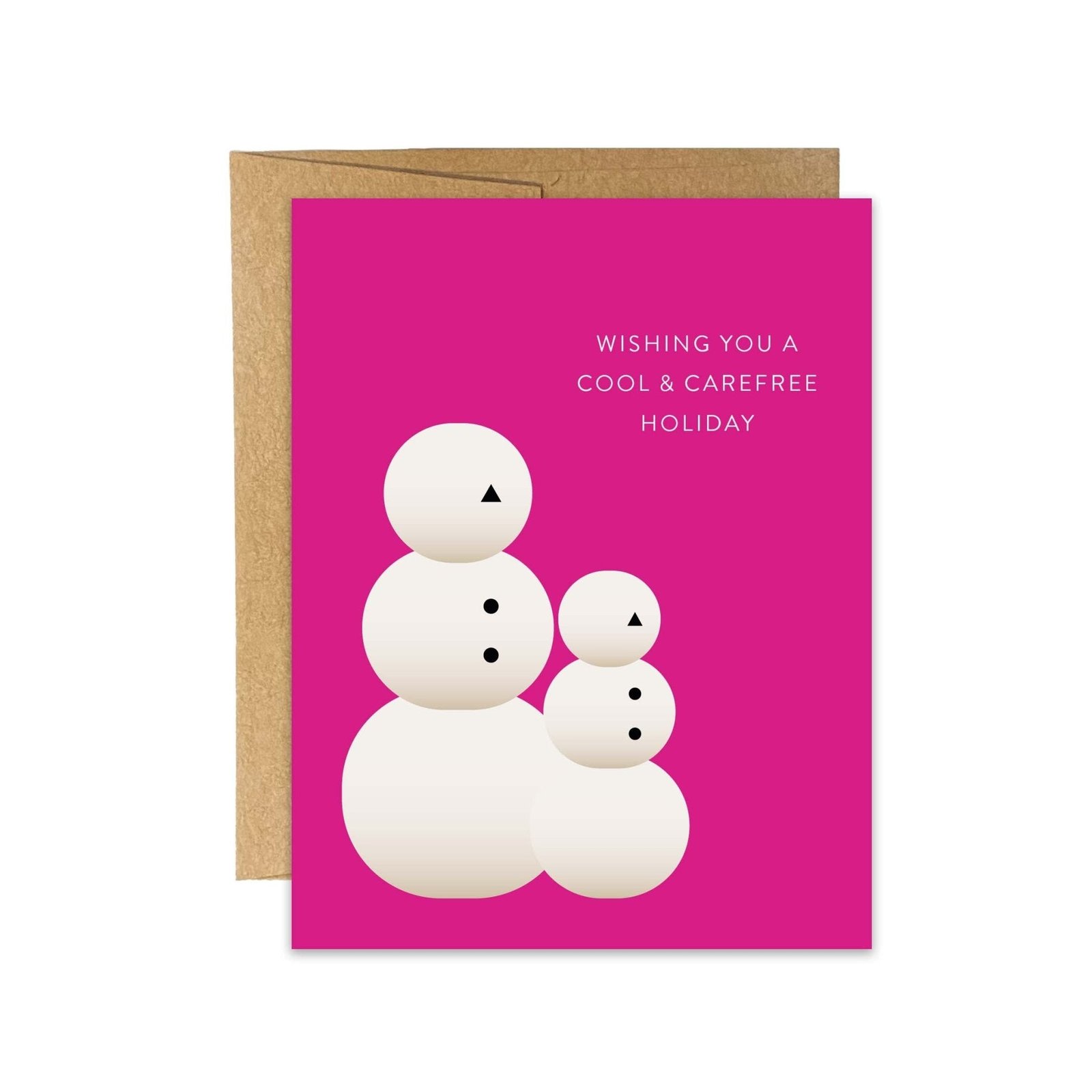 Snow People Greeting Card