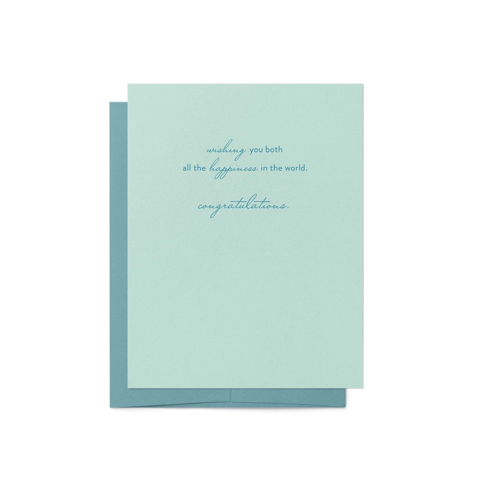 Wishing You Both Happiness Greeting Card