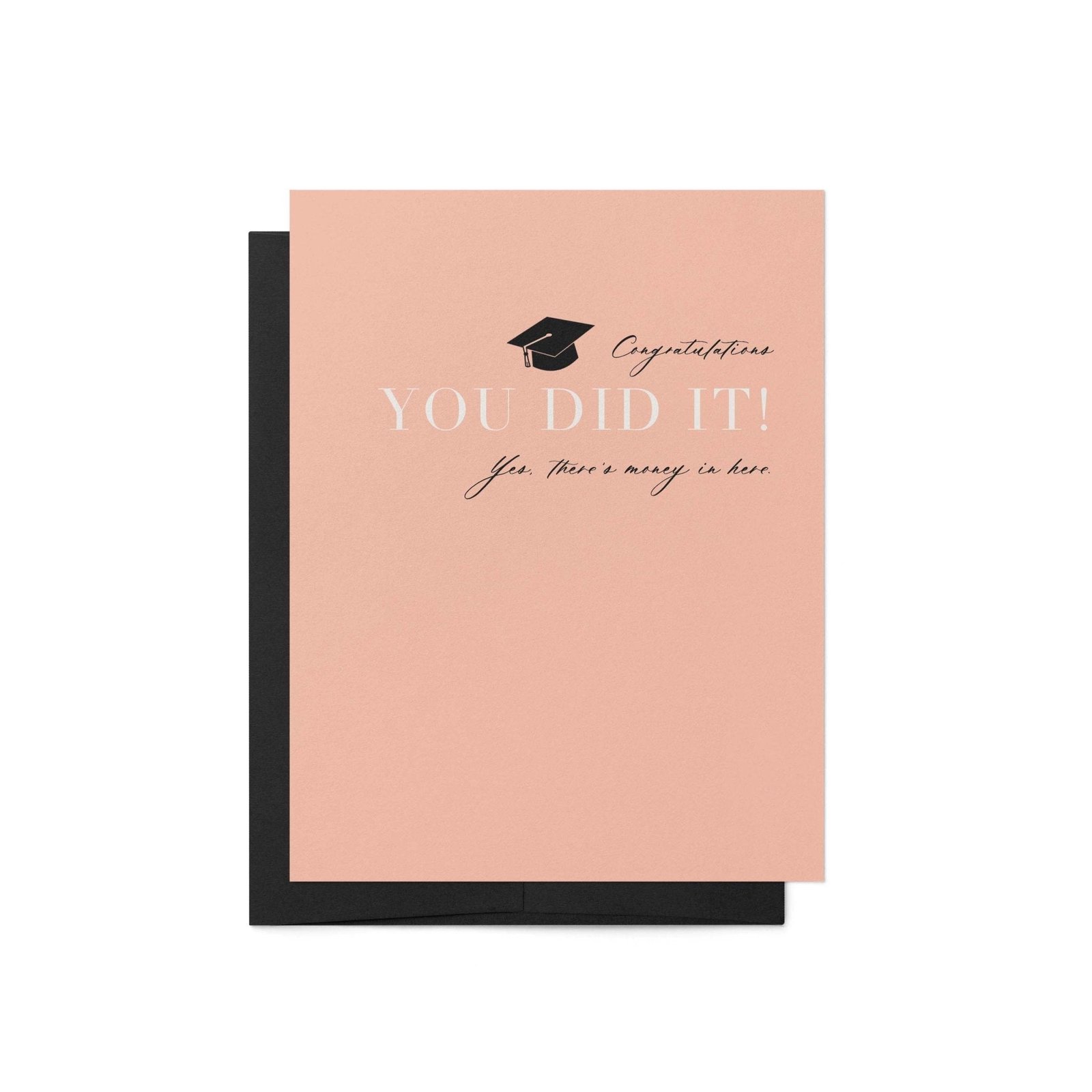 You Did It Grad Money Greeting Card